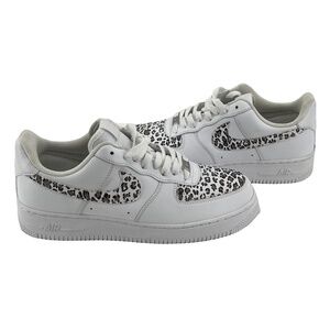 Nike Cheetah Print Air Force 1 Sneakers Size 8.5 Men's